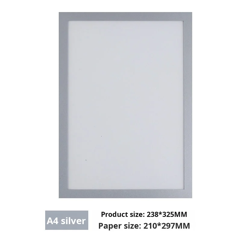 Пружинная Магнитная Сумка для документов A4 без пробойника Офисная деловая лицензия наклейка рамка плаката AL570680991907