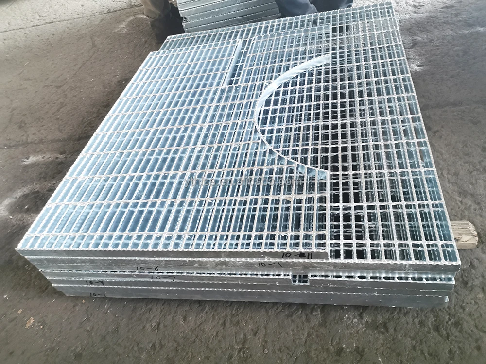 Customized 32x5 galvanized steel grating floor grate plate mesh