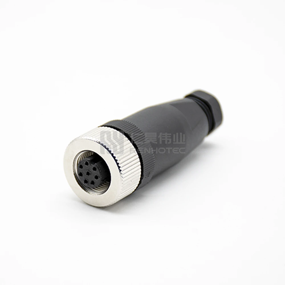 M12 Female Plug 3pin Compensated M12 Thermocouple Connectors Field Mount