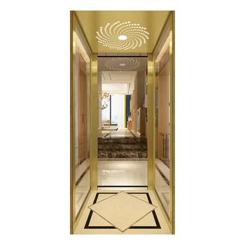 High Quality Luxury Decoration Residential Elevator Home Auto Elevator Lift