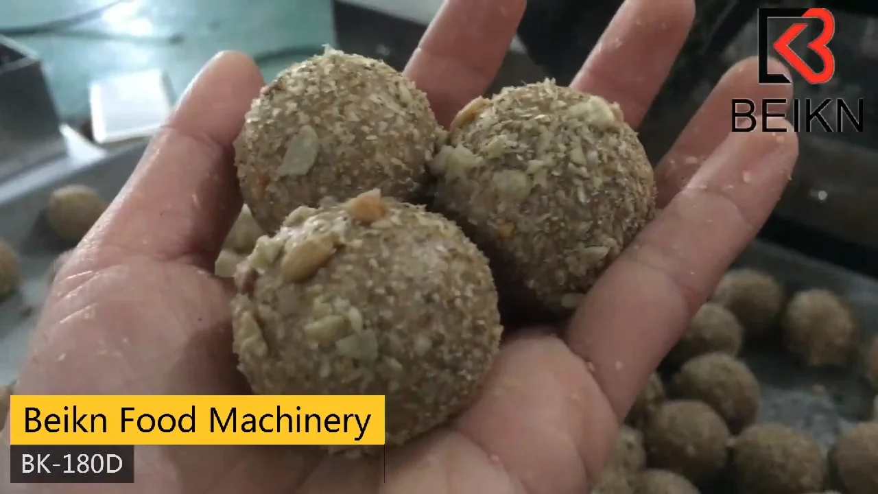 Coconut Sesame Dates Chocolate Bliss Ball Making Machine Automatic