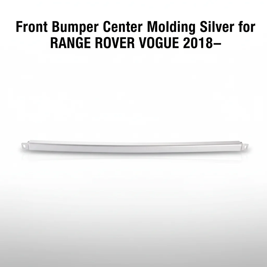 LR098541-B OEM Original Front Bumper Center Molding Sliver Front Bumper Trim Strip for RANGE ROVER VOGUE 2018-