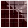 4843 esmalte marrón mosaico cerámico