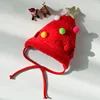 Cappello rosso palla colorata s (adatto per 1.0-4kg animali domestici)