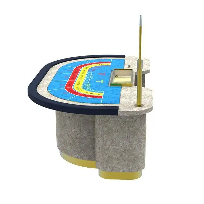 YH большие скидки 102 дюймовые мраморные профессиональные покерные столы для казино баккара