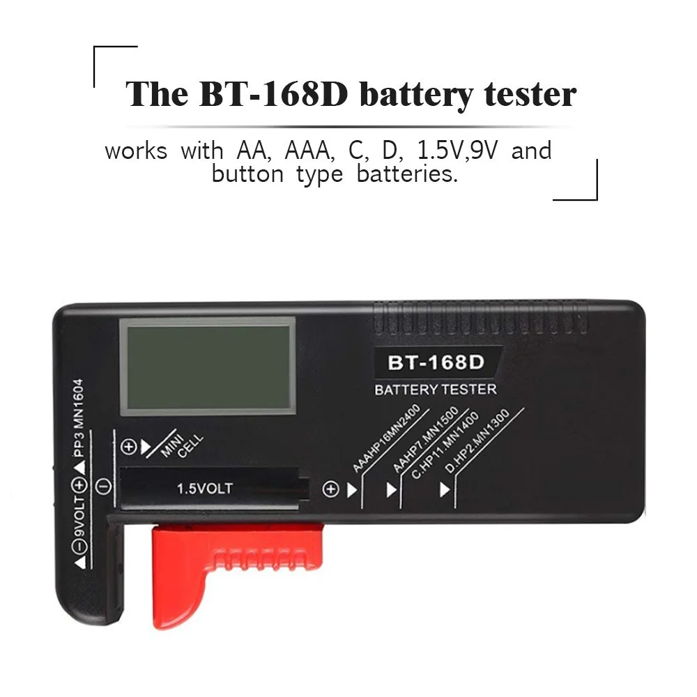 Amazon.co.jp: ブラック ユニバーサル BT168 デジタルバッテリー