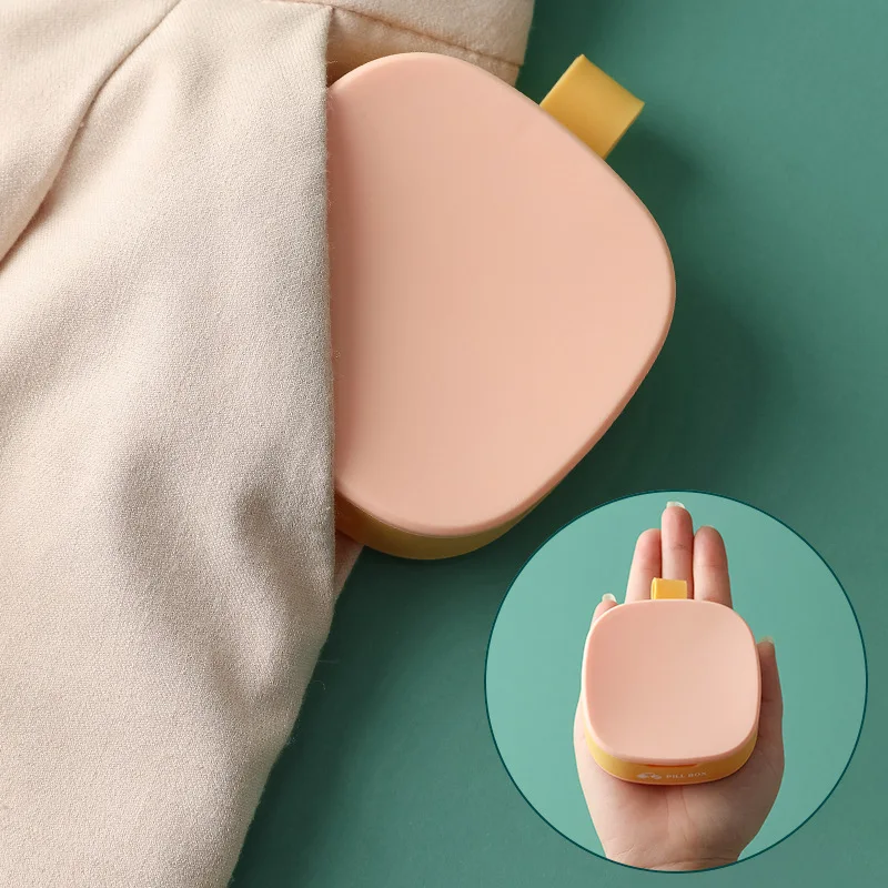 Дорожный органайзер для таблеток влагостойкий Карманный Кошелек портативный держатель лекарств и витаминов