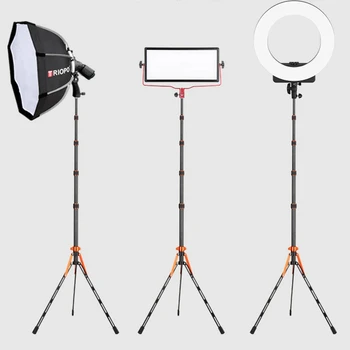 TRIOPO Carbon Fiber Bracket Camera Tripod Portable Light Stand for Camera Professional Lightweight Compact Tripod for Travel detail image