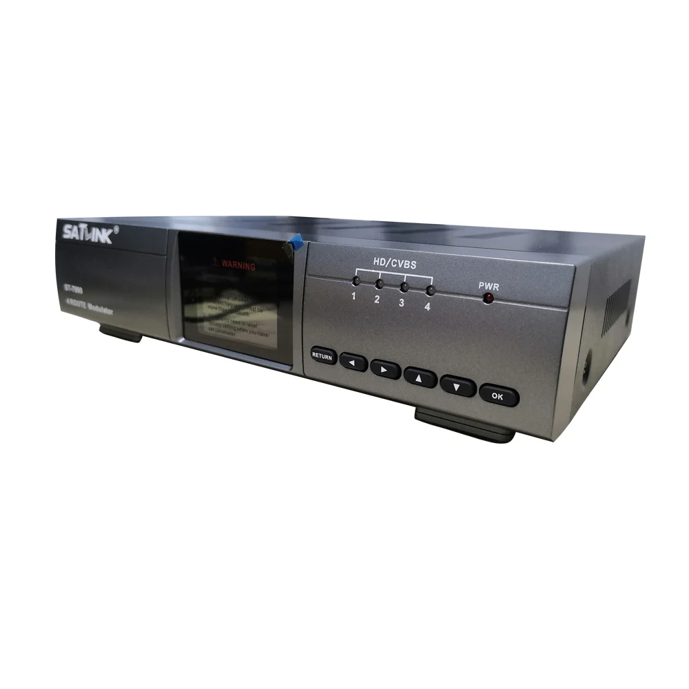 Satlink ST-7990 Color LCD Composite Video H.264 Encoder AV HD to DVB-T DVB-C ISDBT Encoder Modulator