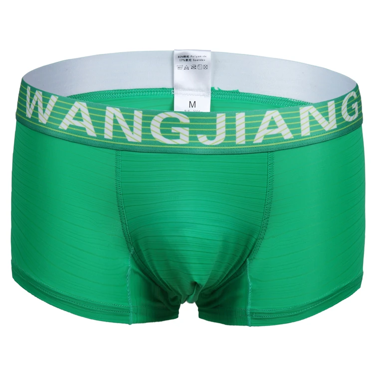 Underpants Open Front Sexy Men Underwear Big Penis Hole Mens Briefs Low  Waist Wangjiang Pouch Ice Silk Panties Breathable From Baoqinni, $9.44