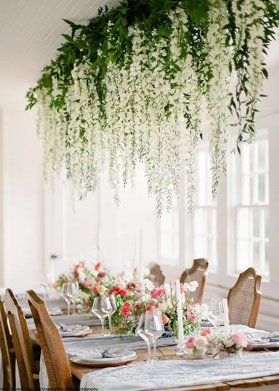 Wisteria Flower Ceiling Decor