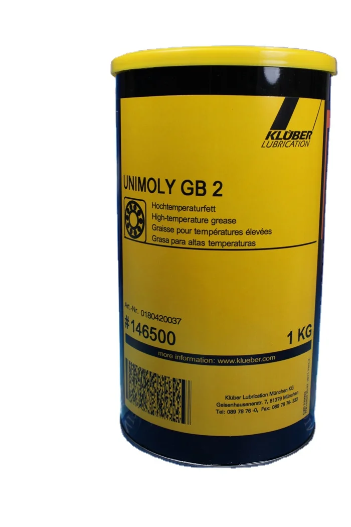 High Temperature Rolling Bearing Grease KLUBER UNIMOLY GB 2 1KG for Motor Fan Sprocket Bearings