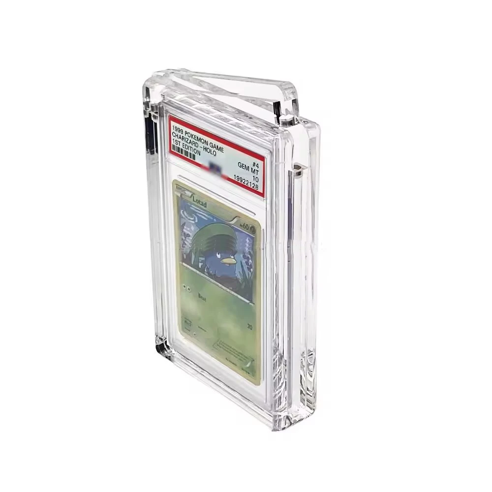 how to compute grades in card Premium Acrylic Stand for PSA Graded Cards – Platinum Protectors main image 0