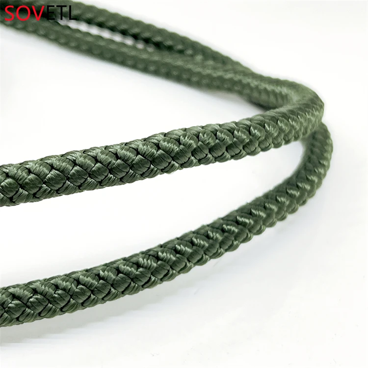 High Tension Nylon Rope - Double Braid Customized Olive Green