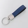 Cuero azul liso con grabado láser, metal PLS086-BE