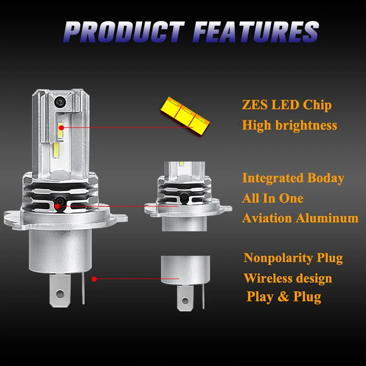 M3 H4 Led Headlights  12 Volt Led Light Manufacturers