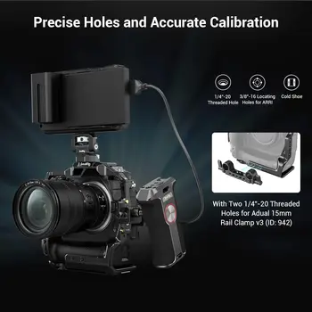 SmallRig Z9 Camera Cage for Nikon Z9, Aluminum Alloy Camera Video Cage Film Movie Making Cage with Shoe Mount 3195 detail image