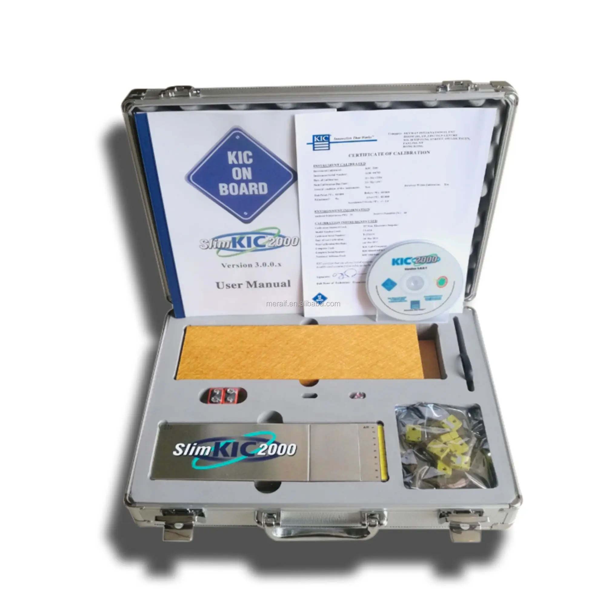 Kic 2000 열 프로파일 러 Smt 리플로우 오븐 프로파일 러 12 채널 슬림 킥 2000 SMT 리플로우 오븐 프로파일 러