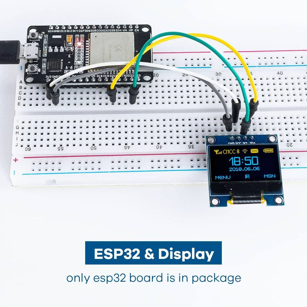 ESP-WROOM-32 Development Board - Dual Core ESP32 Microcontroller