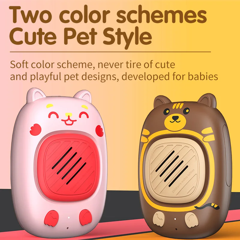 Portable Bi-Directional Walkie Talkie Set for Children Fun Wireless Communicator Made of Durable Plastic