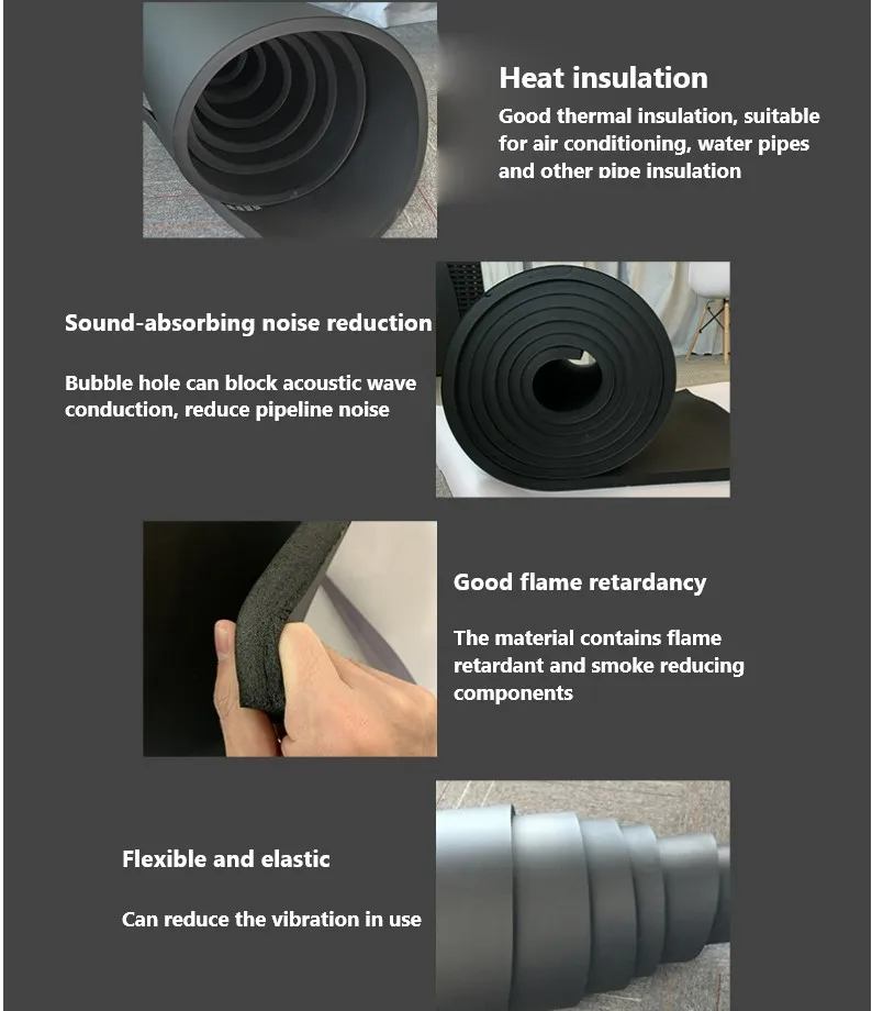 Acoustic Insulation Rubber Sponge Boards Pvc Nbr Rubber Foam Sheet