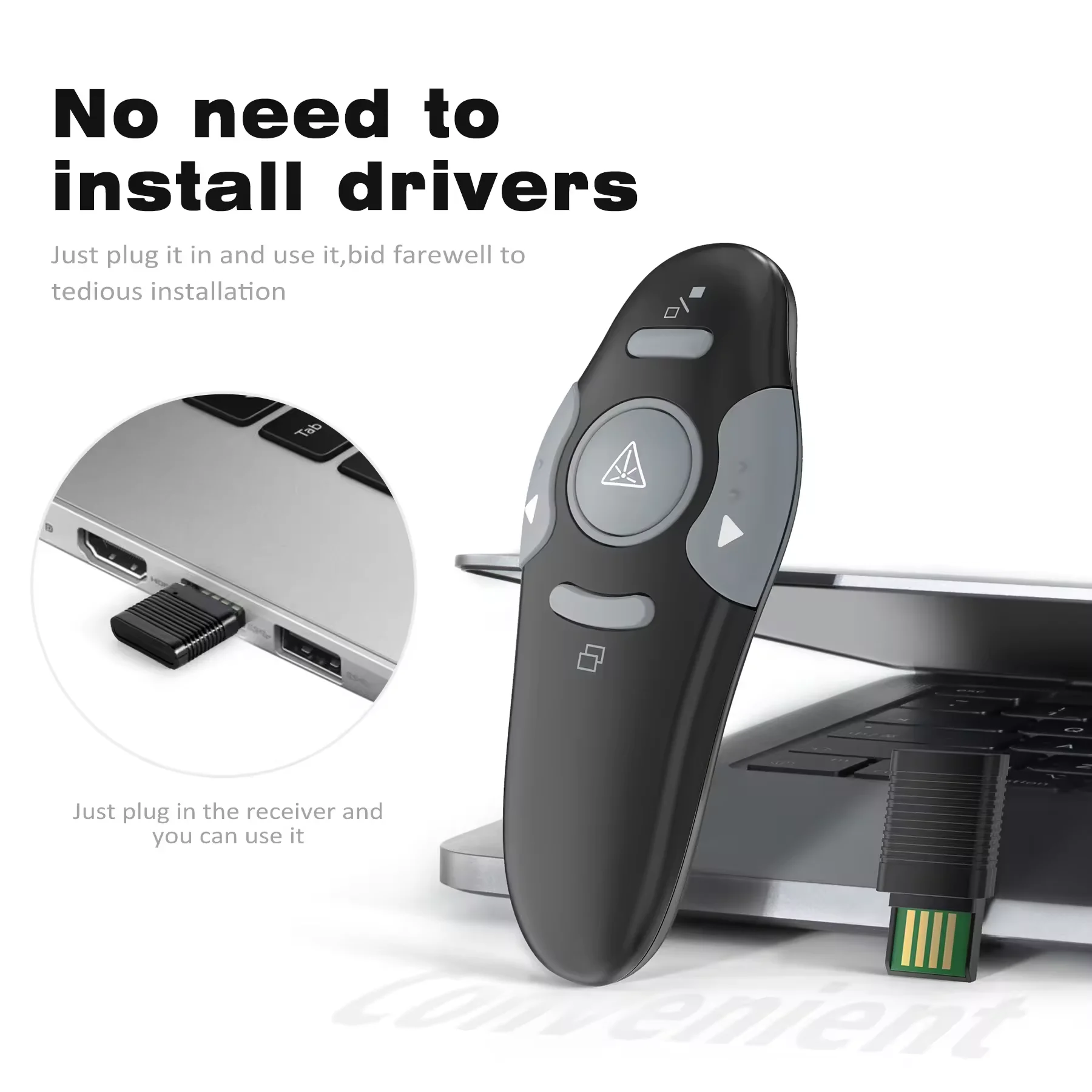 PowerPoint Presentation Clicker Laptop Presentation Remote Clicker ...