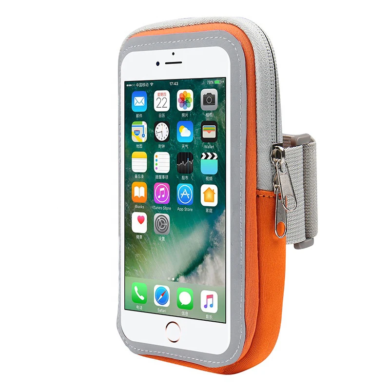 Wholesale YUANFENG Sport Armband With Zipper Pocket Armband Bag