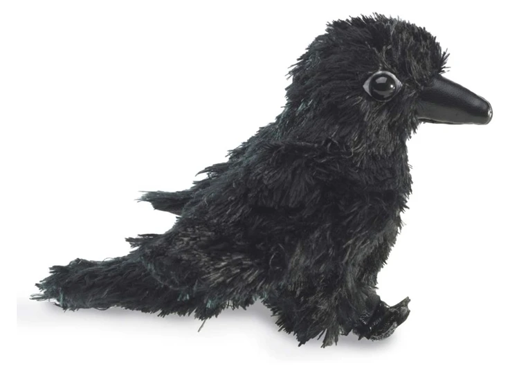 New Arrival Custom Made Super Soft Fleece Birds Stuffed Plush Toys Plush Crow Toy