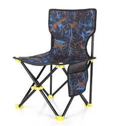 Hot Sell Waterproof 600D Oxford Cloth Beach Canvas Chair Folding Camping Chair