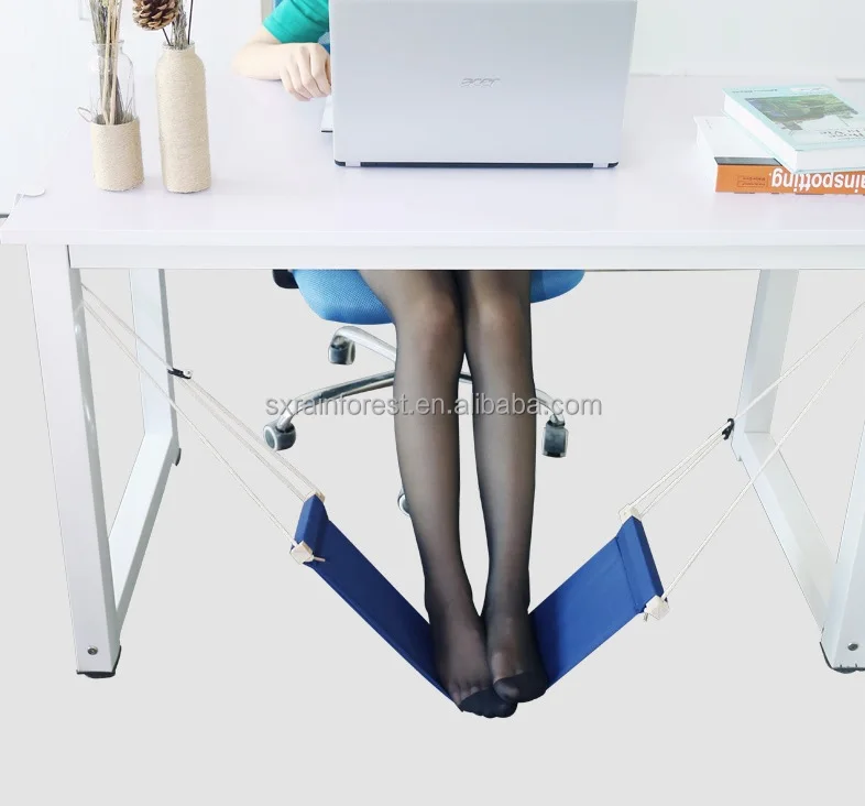 Portable Adjustable Foot Hammock for Corner Desk Office Foot Rest Mini  Under Desk Foot Rest Hammock
