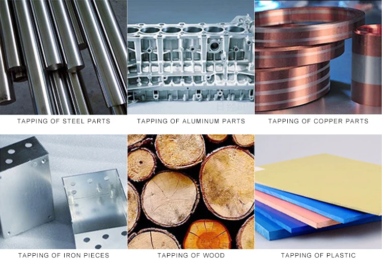 Stock M3 To M16 Tap Collets Electric Threading Tapper Vertical Flexible