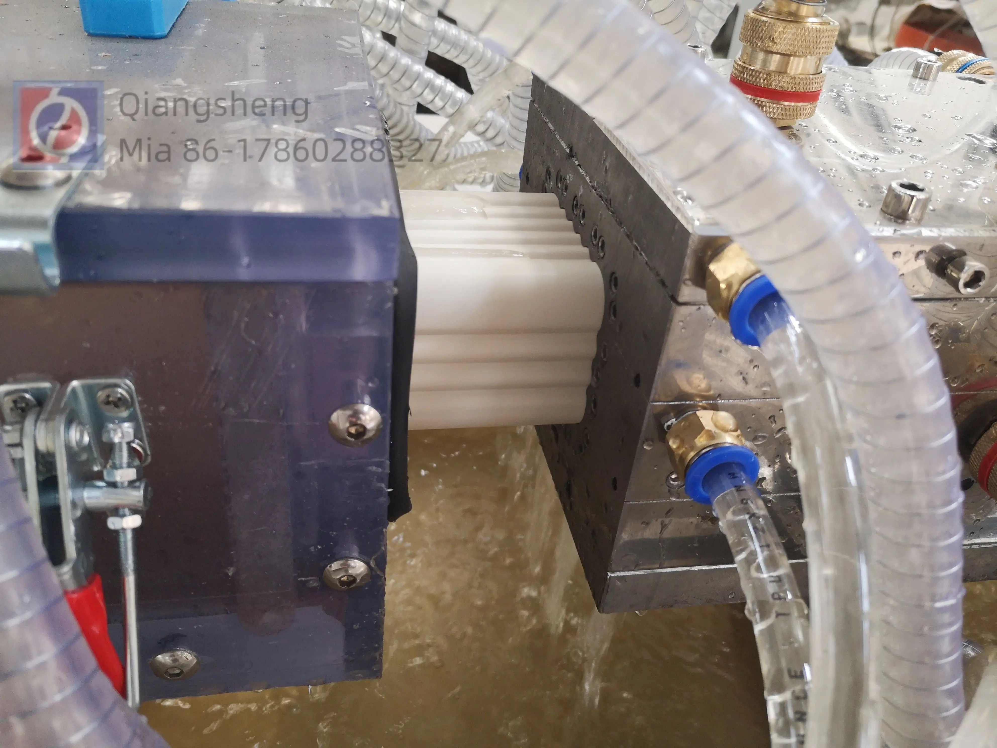 Plastic Extruder WPC PVC UPVC Windows Door Frame Louver Shutter Rain Gutter Downspout Profile Extrusion Production Line Machine