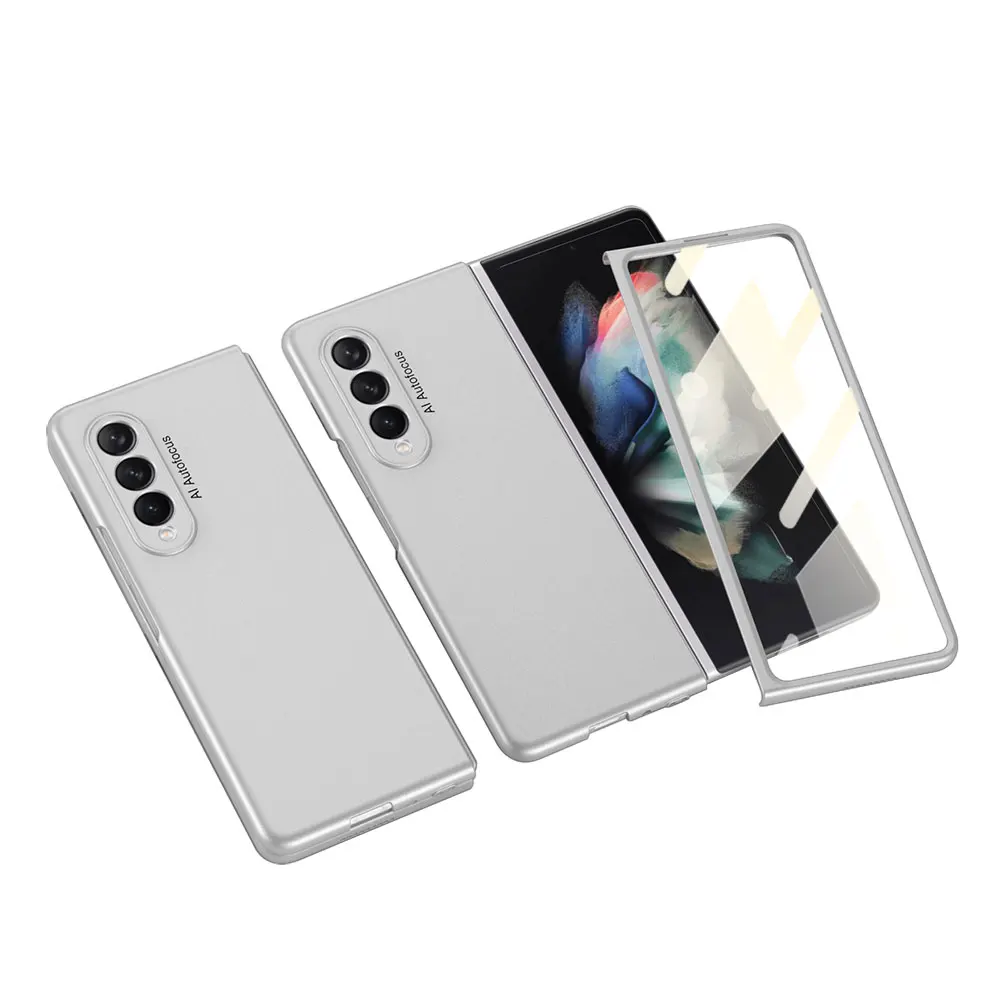 The new folding Galaxy Z Fold 3 5G mobile phone case luxury case for Fold 3, w22  back cover
