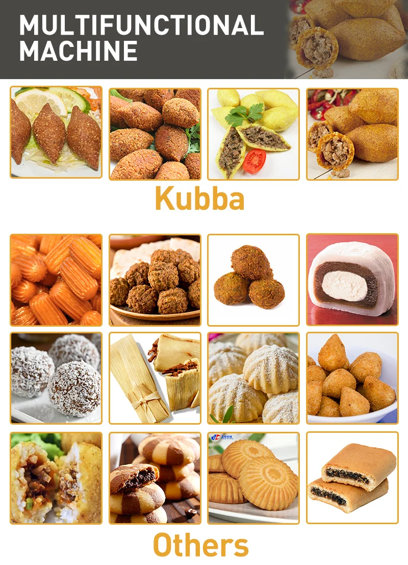 Automatic snack making kubba making machine Coxinha Encrusting Machine manufacture