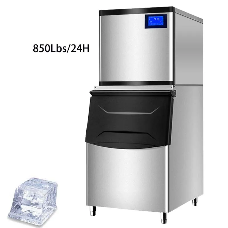 Commercial Ice Cube Maker For Freezer 400kg Stainless Steel