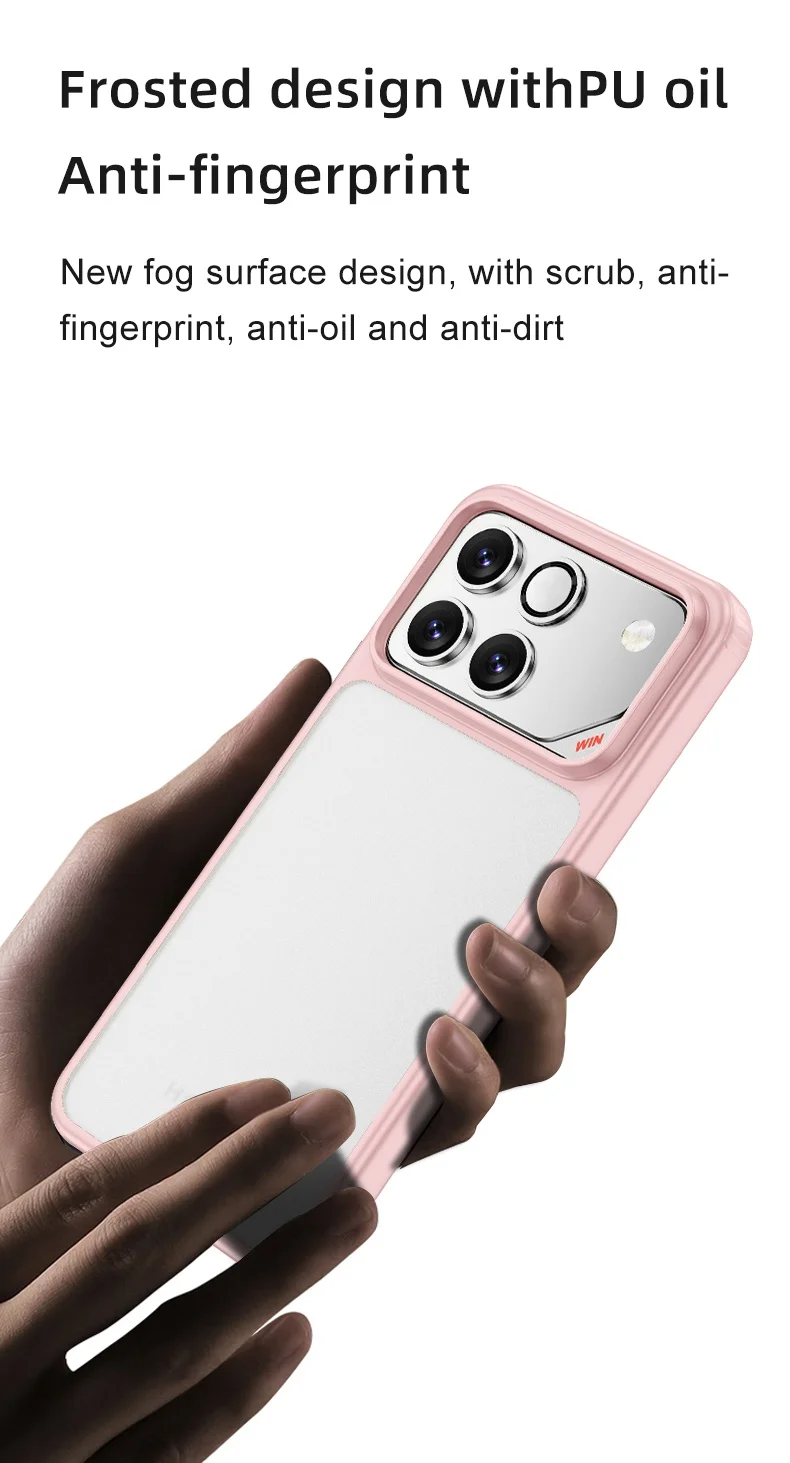 product laudtec tpupc phone case with anti yellow ultra magnetic soft feel anti fingerprint texture phone case for honor win series-7