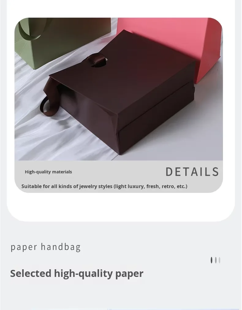 Flat view showing bag structure and design