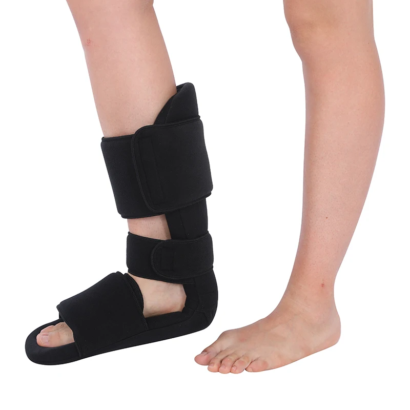 FM009 Black Adjustable Strap Ankle Support Ankle Brace Wrap for Sprain Protection Physical Therapy Equipment