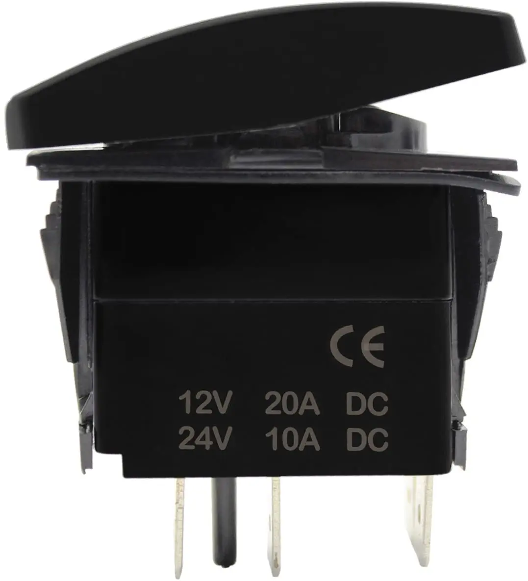 Set 3 Interruttori A Bilanciere Marini 12V/24V Con LED | Impermeabili IP65, 20A, SPST, Per Barca, ATV, Auto + Cavi Inclusi