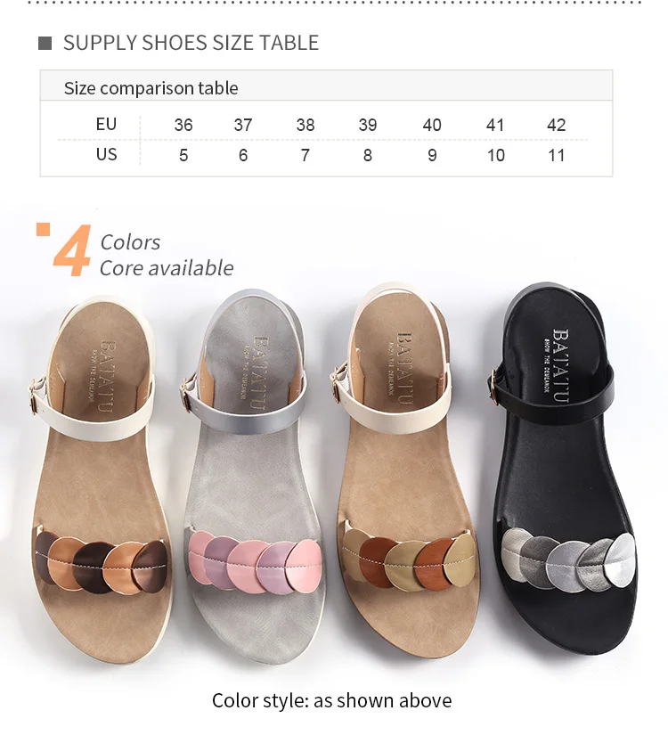 Latest Design Beach Sandals For Women Girls Cute Ankle Strap Open Toe