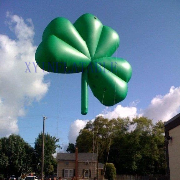 2024 Hot Sale Artificial Inflatable Shamrock, Giant Inflatable Trefoil for Parade