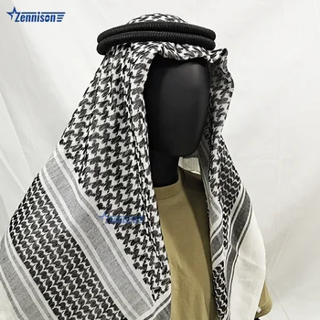 2022 Head Cover Red Shemagh Arab Scarf Tactical Palestinian Keffiyeh Scarf With Tissu