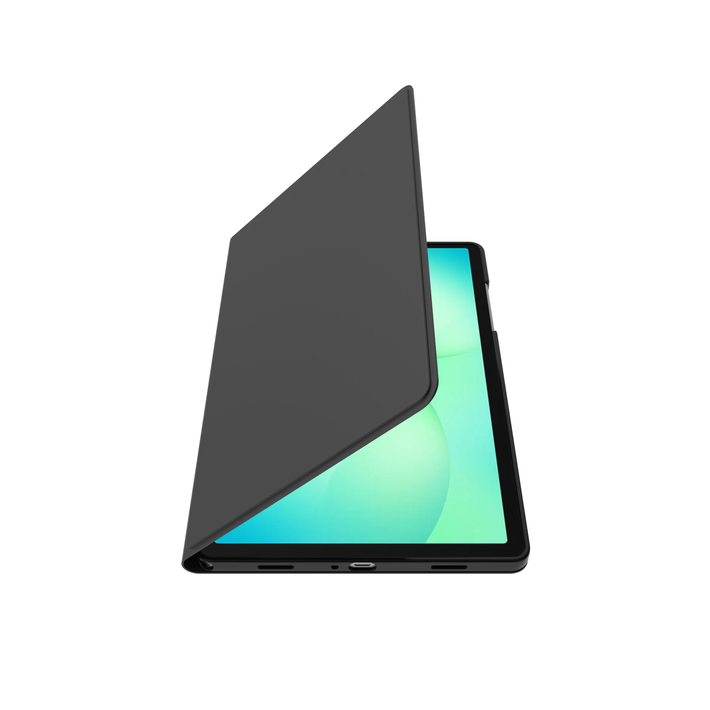 product laudtec for leather cover business magnetic shockproof rugged hard tablet case with for samsung galaxy tab a11  black-6