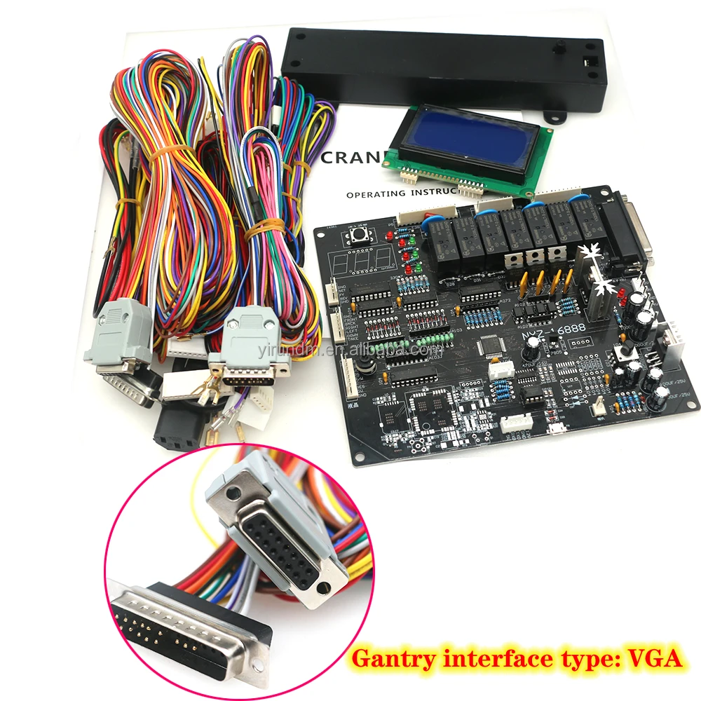 DIY Claw Crane Machine Motherboard - LCD Kit for Sale