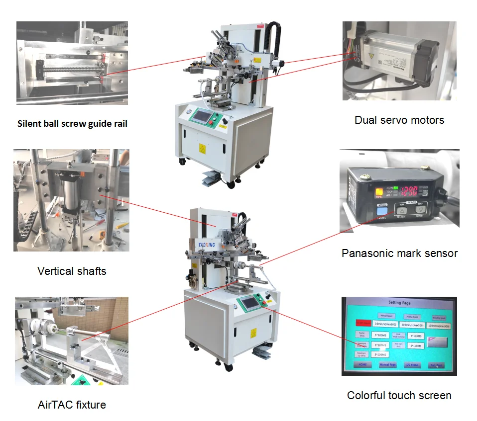 High Precision Screen Printing Machine for Perfume Bottles
