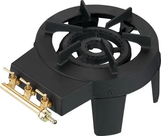 Two Ring Burner Cooker Cast Iron LPG Gas Grill Camping Stove Dual With Wholesale