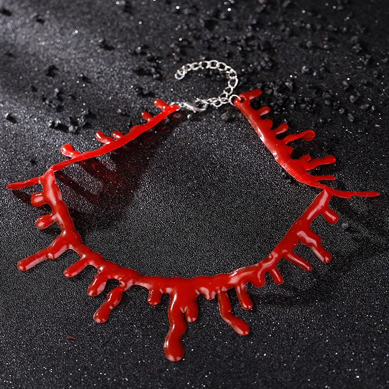 Creative Bloody Cut Blood Scar Choker 