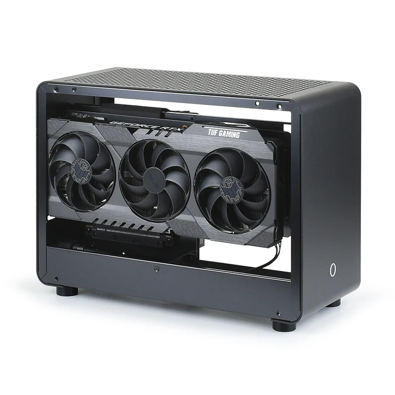 Aluminum Black Silver Htpc Mini Itx Computer Case Mini Tower Pc Gaming