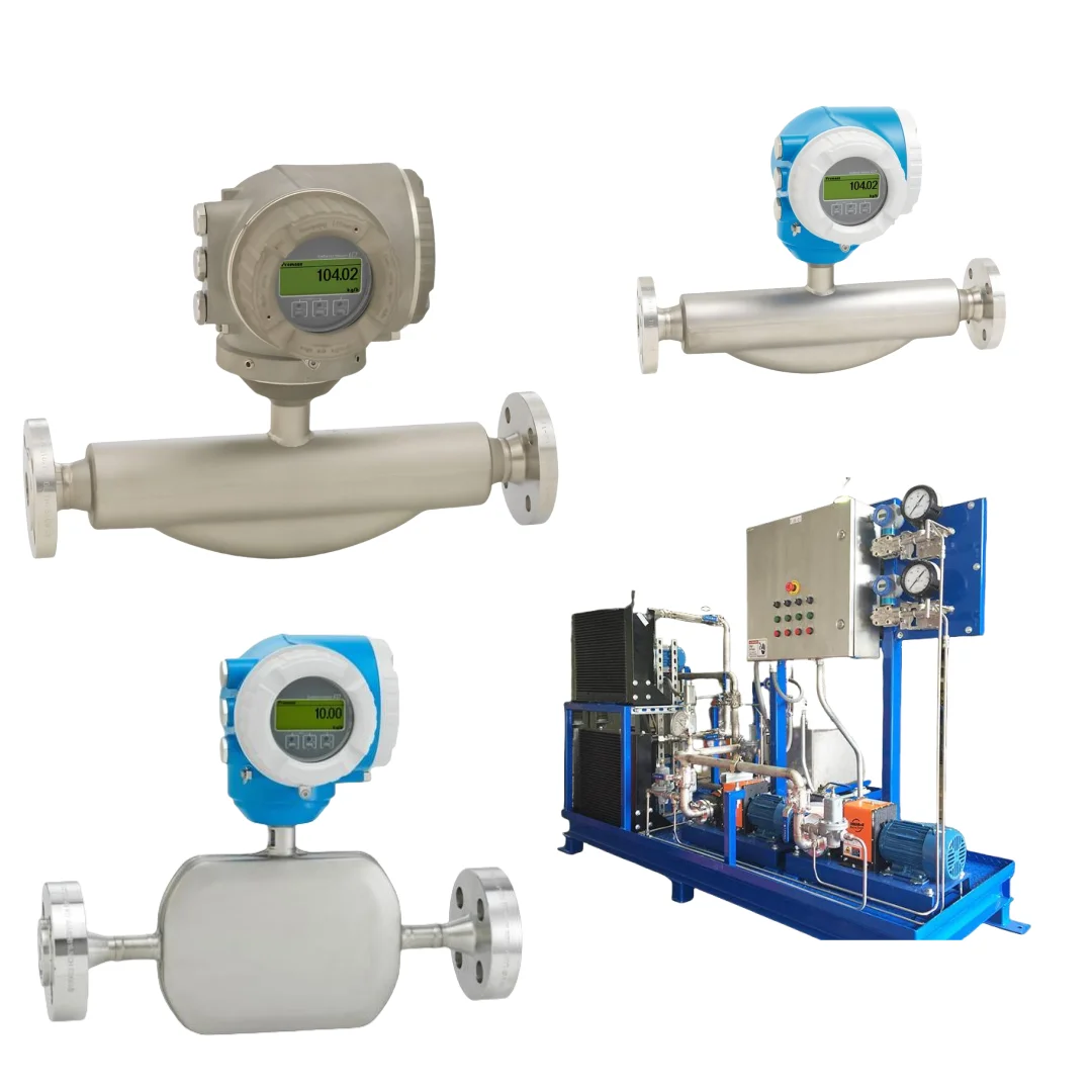 Transmisor de caudalímetro Coriolis Proline Promass F 300 de Endress + Hauser de alta precisión