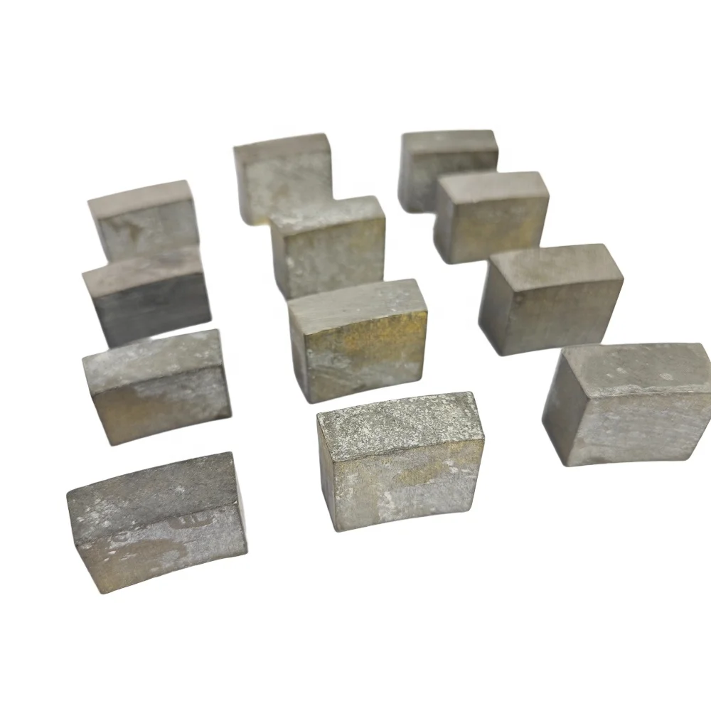 Edge grinding diamond segments - residue buildup causes glazing